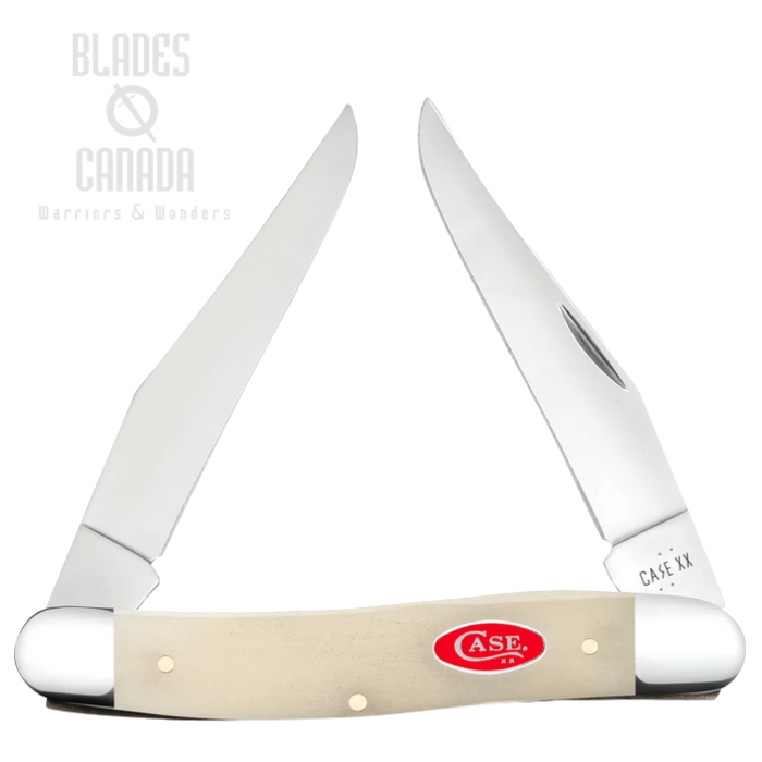 (image for) Case Muskrat Slipjoint Folding Knife, Tru-Sharp Stainless, Bone Natural, 14022