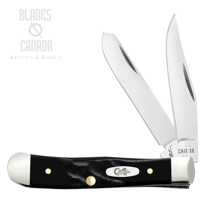 (image for) Case Tiny Trapper Slipjoint Folding Knife, Tru-Sharp Stainless, Synthetic Black, 18241