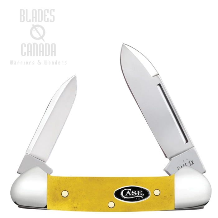 Case Baby Butterbean Slipjoint Knife, Tru-Sharp Stainless, Bone Yellow, 20027