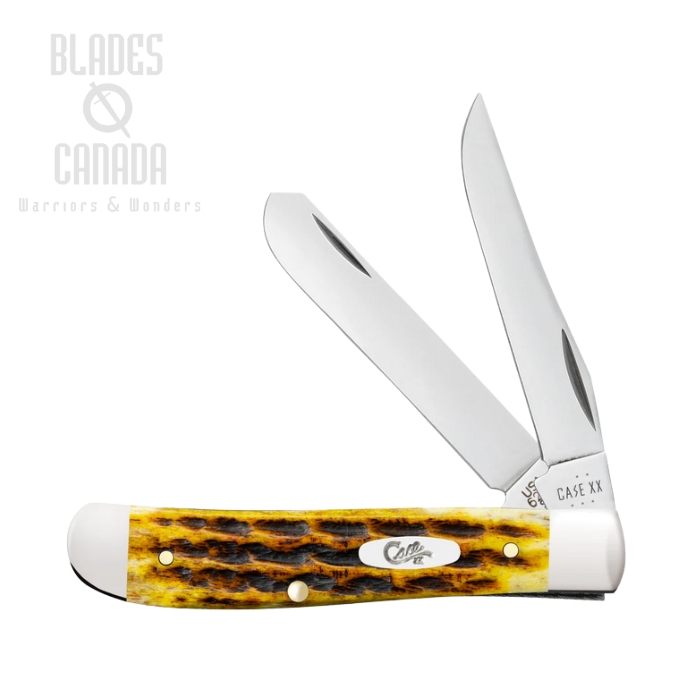 Case Heritage Jig Mini Trapper Slipjoint Knife, Tru-Sharp Stainless, Honeycomb Bone, 32271 Case Heritage Jig Mini Trapper Slipjoint Knife, Tru-Sharp Stainless, Honeycomb Bone, 32271