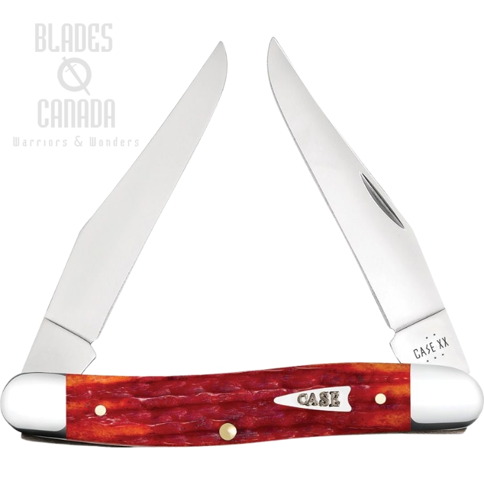 Case Kinfolks Jig Muskrat Slipjoint Knife, Tru-Sharp Stainless, Indian Paint Brush Bone, 42325