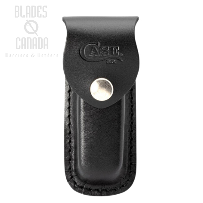 Case Medium Sheath, Leather Black, 52236