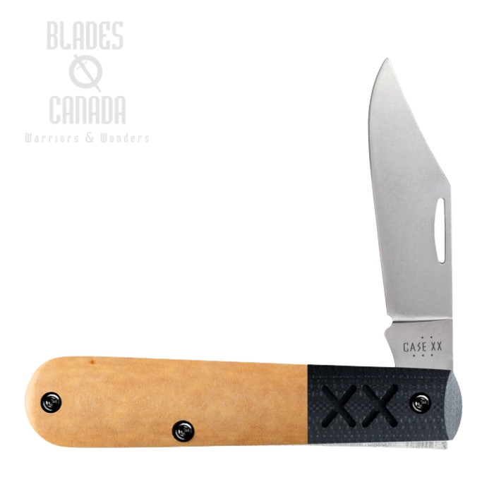 (image for) Case Crossroads Slipjoint Folding Knife, S35VN Stonewash, Richlite Maple Valley, 53160