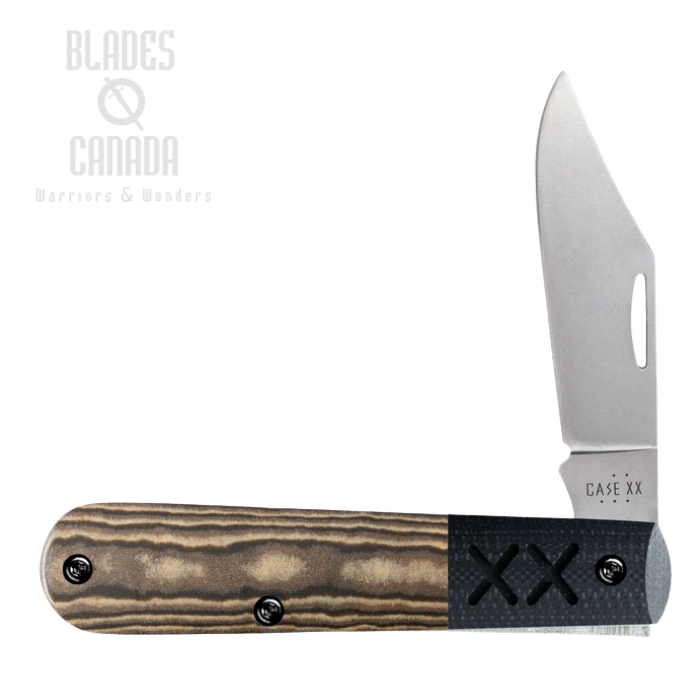 (image for) Case Crossroads Slipjoint Folding Knife, S35VN Stonewash, Richlite Luna, 53161