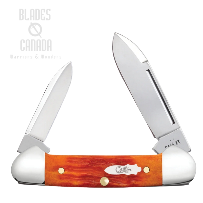 (image for) Case Crandall Baby Buttebean Slipjoint Folding Knife, Tru-Sharp Stainless, Bone Tequila Sunrise, 57535