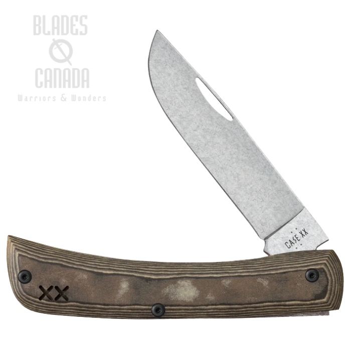 (image for) Case Crossroads Sod Buster Jr Slipjoint Folding Knife, S35VN Stonewash, Richlie Luna, 66388