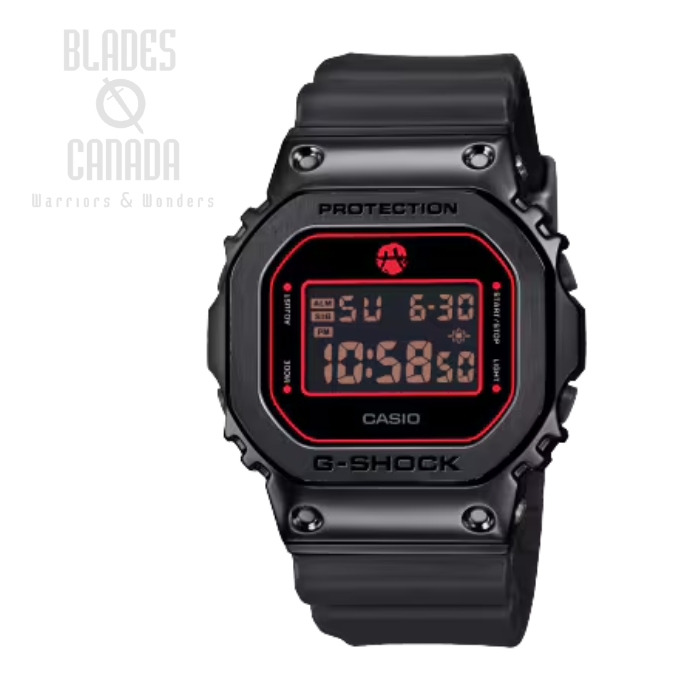 (image for) Casio G-Shock GM-5600RH-1 Rui Hachimura Signature Watch, Black/Red