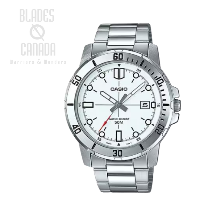 Casio MTP-VD01D-7EV Watch, Stainless Steel