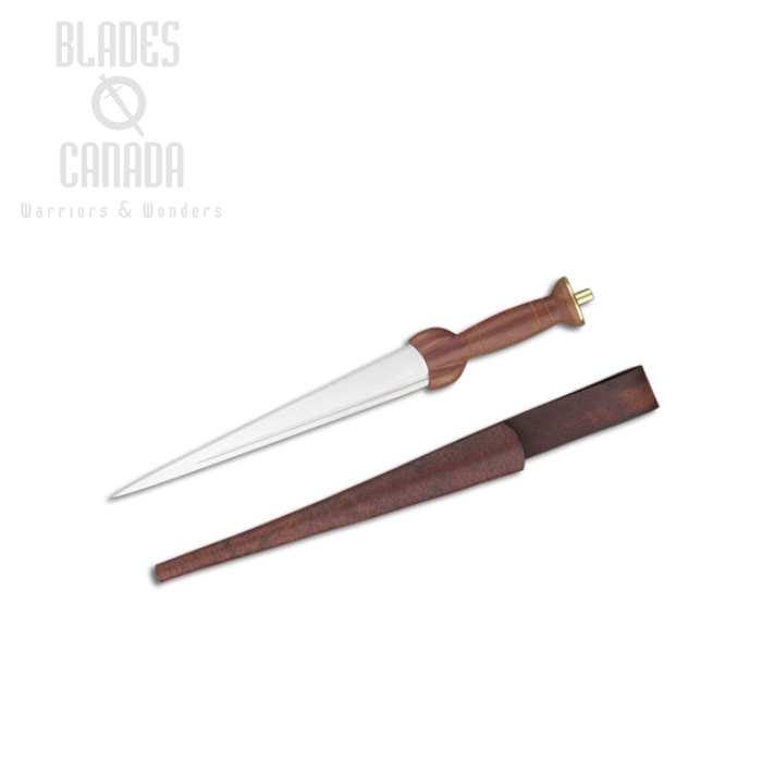 Hanwei Scottish Dirk Fixed Blade Knife, High Carbon, Leather Sheath, SH2363 (image for) Hanwei Scottish Dirk Fixed Blade Knife, High Carbon, Leather Sheath, SH2363