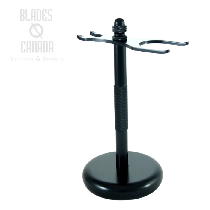 (image for) Col. Conk Shaving Stand For Standard Shaving Brush & Double Edge Razor, Black, 772