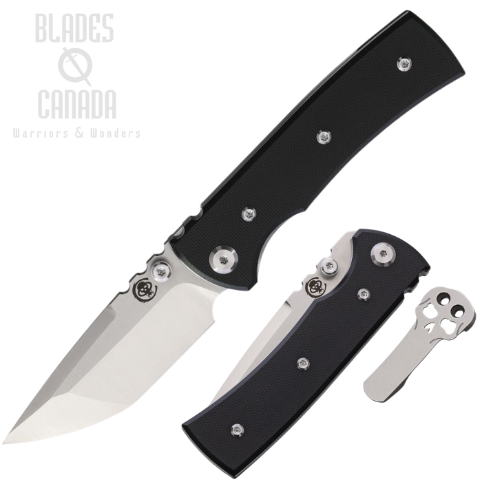 (image for) Chaves Redencion Street Folding Knife, Elmax SW/Satin Tanto, G10 Black, 14493