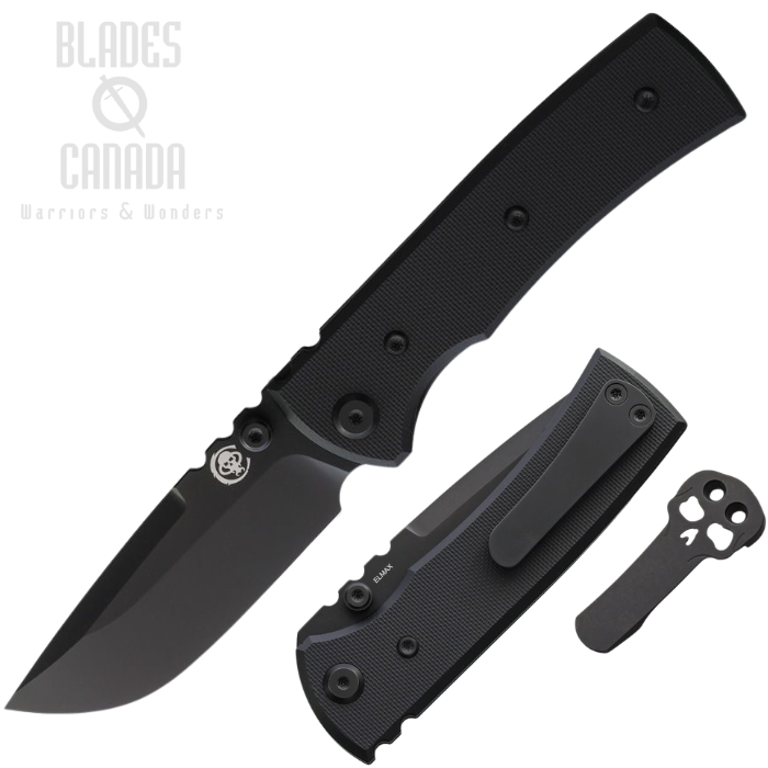 (image for) Chaves Redencion Street Folding Knife, Elmax Black Drop Point, G10 Black, 14494