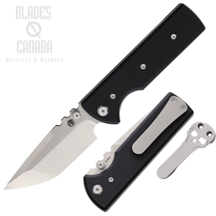 (image for) Chaves NTAK Redencion Folding Knife, Elmax SW/Saitn Tanto, G10 Black, 14505