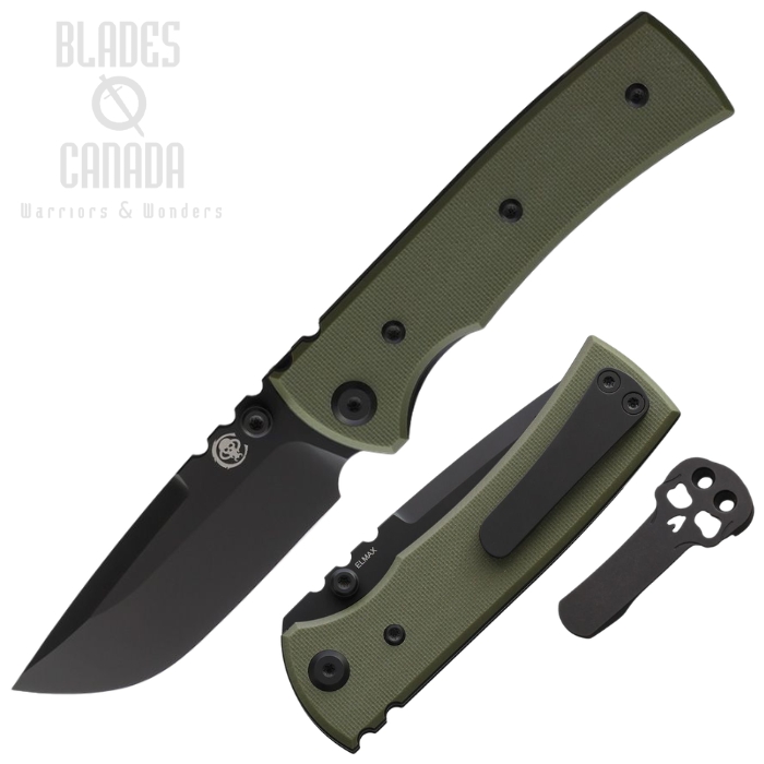 Chaves Redencion Street Folding Knife, Elmax Black Drop Point, G10 OD Green, 14562 (image for) Chaves Redencion Street Folding Knife, Elmax Black Drop Point, G10 OD Green, 14562