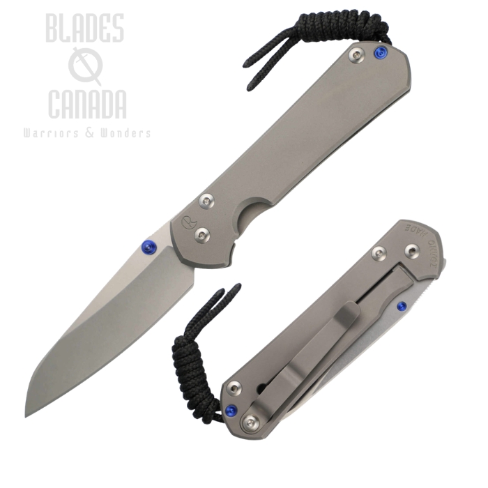 (image for) Chris Reeve Small Sebenza 31 Insingo Framelock Folding Knife, MagnaCut SW, Titanium Glass Blasted, S31-1685
