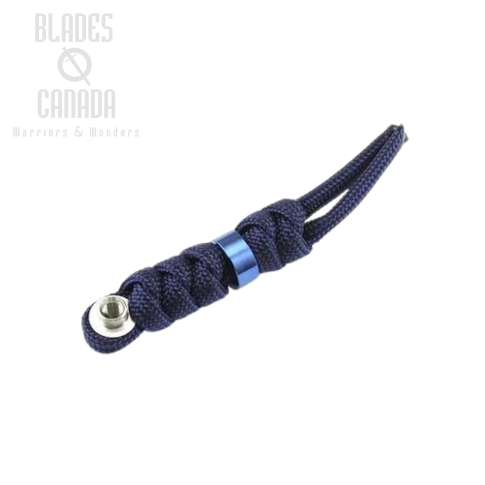 Chris Reeve Inkosi Large Lanyard, Midnight Blue, Blue Bead