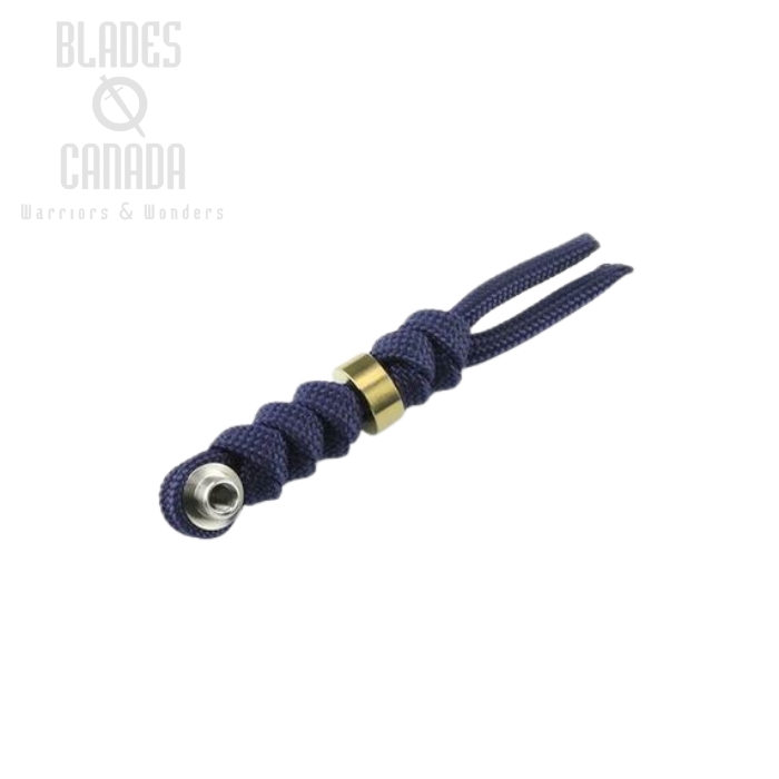 Chris Reeve Inkosi Large Lanyard, Midnight Blue, Gold Bead Chris Reeve Inkosi Large Lanyard, Midnight Blue, Gold Bead