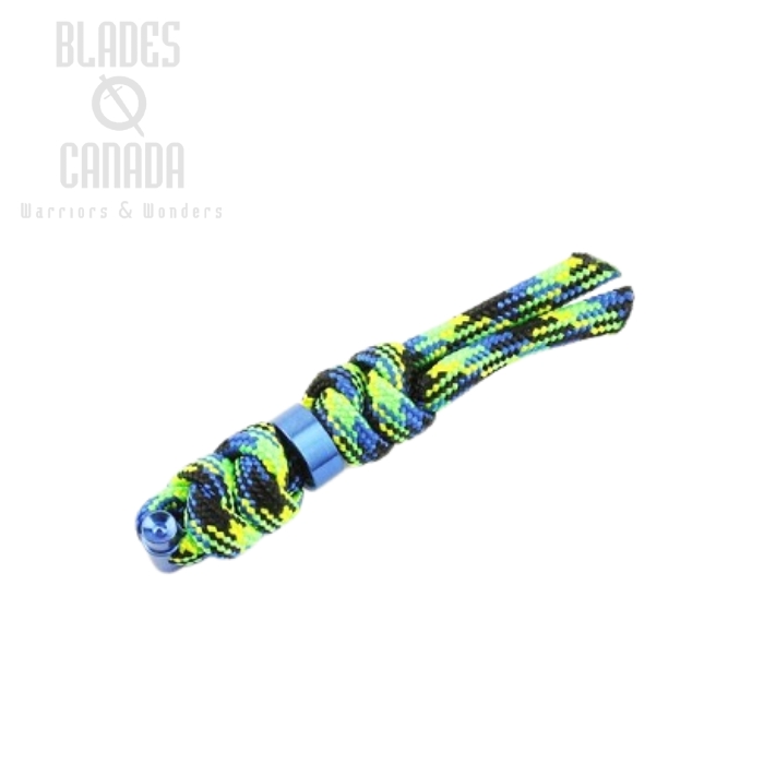 Chris Reeve Sebenza Small Lanyard, Aquatic, Blue Bead