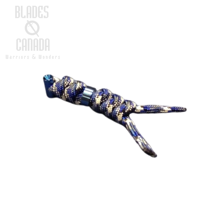Chris Reeve Sebenza Small Lanyard, Bucky Camo, Blue Bead, S31-7015 Chris Reeve Sebenza Small Lanyard, Bucky Camo, Blue Bead, S31-7015