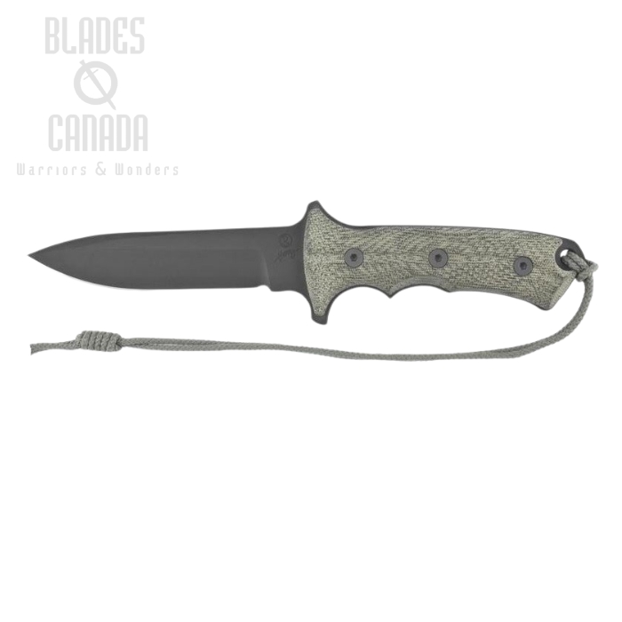 Chris Reeve Green Beret Fixed Blade Knife, CPM S35VN 5.5", Micarta Black