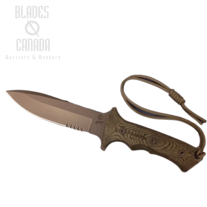 Chris Reeve Green Beret Fixed Blade Knife, CPM S35VN 5.5", Micarta Black