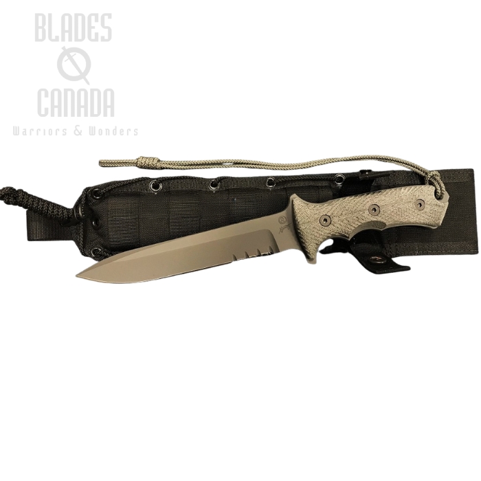 Chris Reeve Green Beret Fixed Blade Knife, CPM S35VN 7", Micarta Black