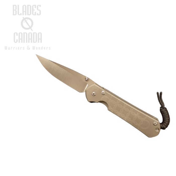 Chris Reeve Large Sebenza 31 Framelock Folding Knife, CPM S35VN, Titanium