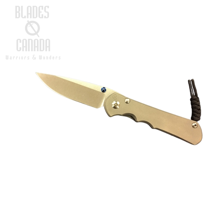 Chris Reeve Large Inkosi Framelock Folding Knife, CPM Magnacut, Titanium