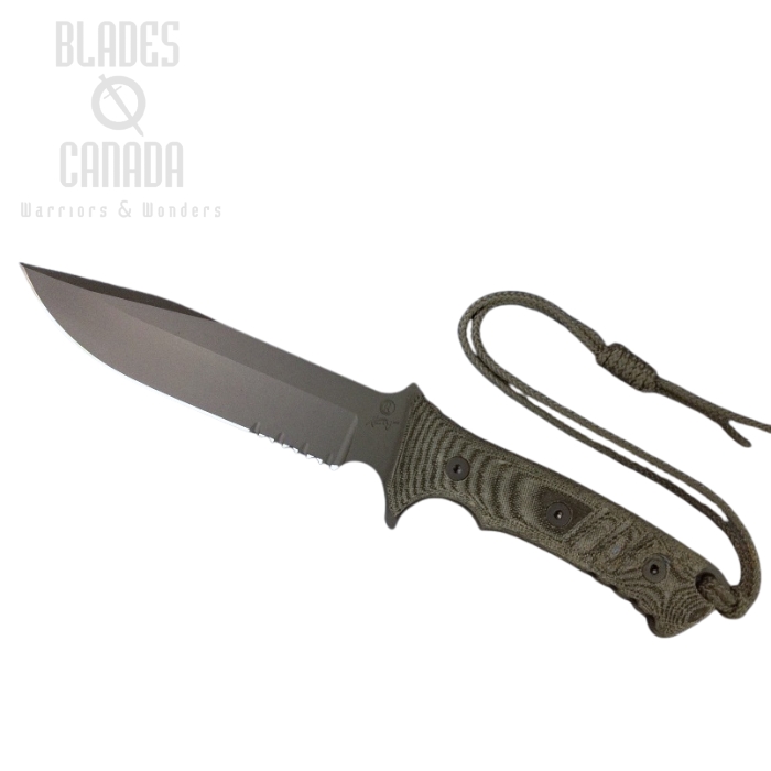 Chris Reeve Pacific Fixed Blade Knife, CPM S35VN, Micarta Black