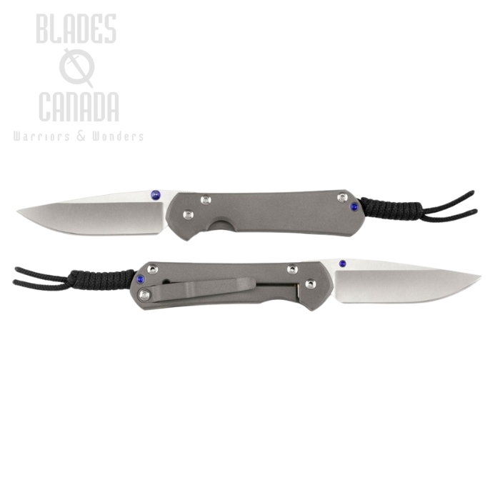 Chris Reeve Small Sebenza 31 Framelock Folding Knife, CPM Magnacut, Titanium, S31-1000