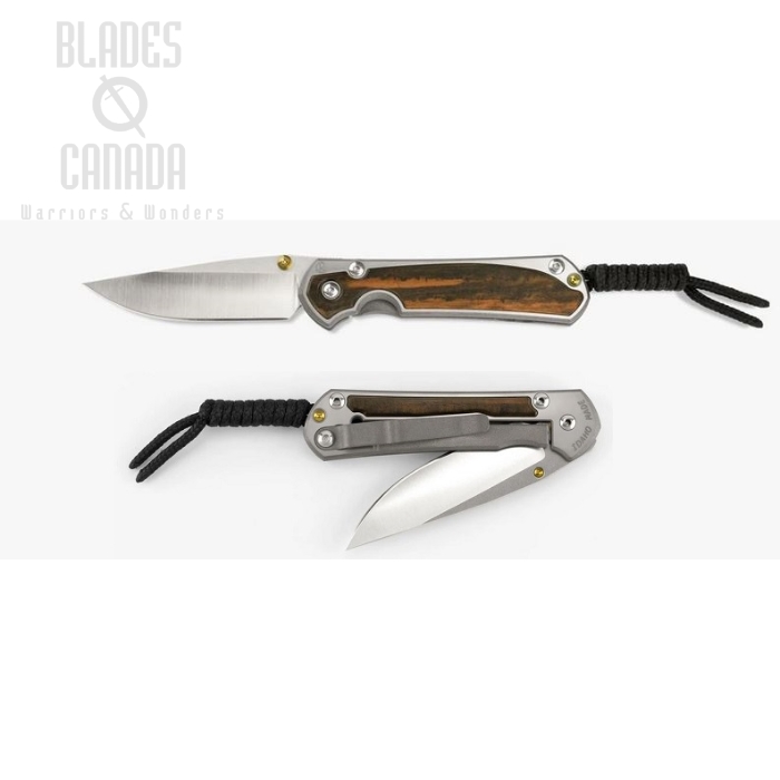 Chris Reeve Small Sebenza 31 Framelock Folding Knife, CPM S45VN, Macassar Ebony