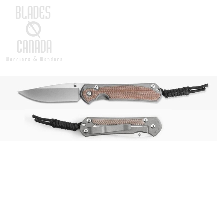 Chris Reeve Small Sebenza 31 Framelock Folding Knife, MagnaCut, Natural Micarta