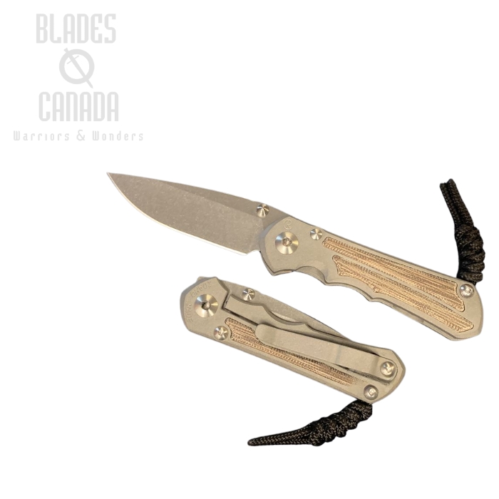 Chris Reeve Small Inkosi Framelock Folding Knife, CPM MagnaCut, Natural Micarta