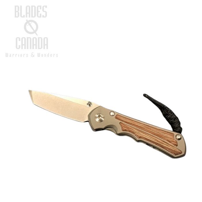 Chris Reeve Small Inkosi Framelock Folding Knife, S35VN, Natural Micarta