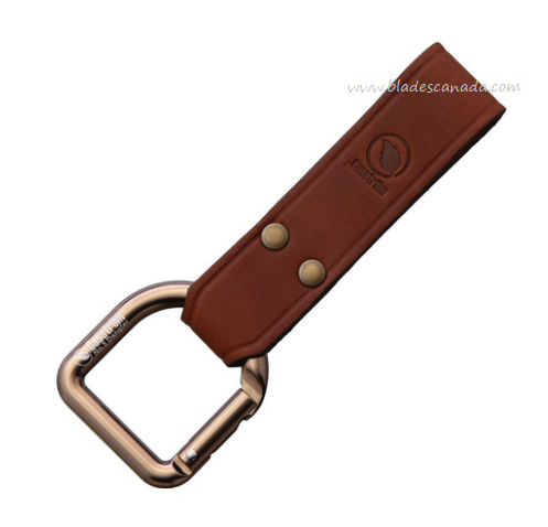 Casstrom No 3 Dangler, 6" Leather Cognac Belt Loop, CI10108