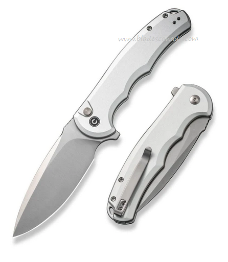 CIVIVI Praxis Flipper Button Lock Knife, Nitro-V, Aluminum Steel, C18026E-2