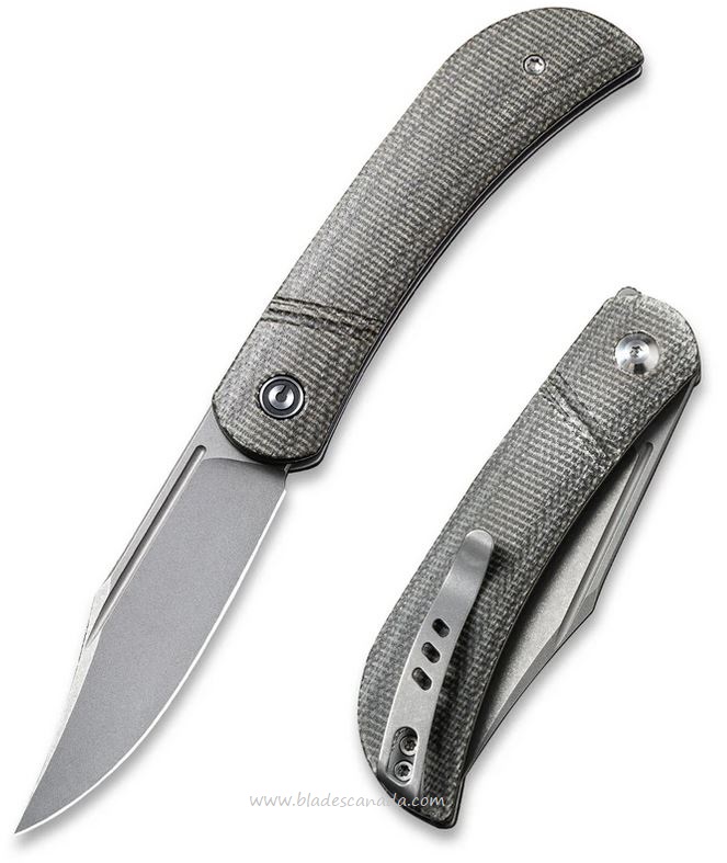 CIVIVI Appalachian Drifter Slipjoint Folding Knife, S35VN, Micarta, 2015C - Click Image to Close