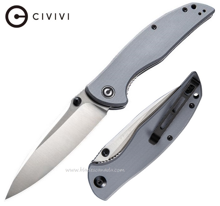 CIVIVI Governor Folding Knife, D2, G10 Grey, 911A