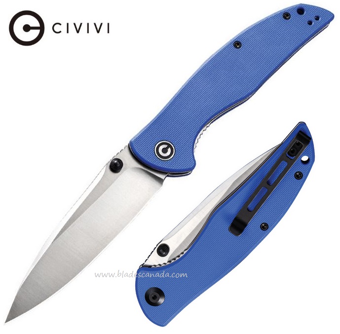 CIVIVI Governor Folding Knife, D2, G10 Blue, 911B
