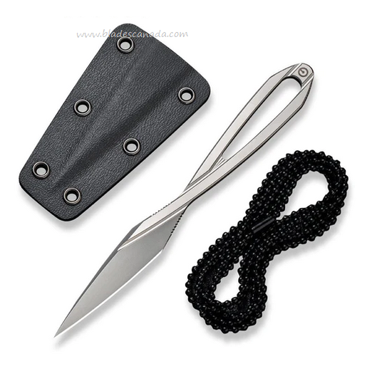 CIVIVI D-Art Fixed Blade Neck Knife, D2, Kydex Sheath, C21001-1