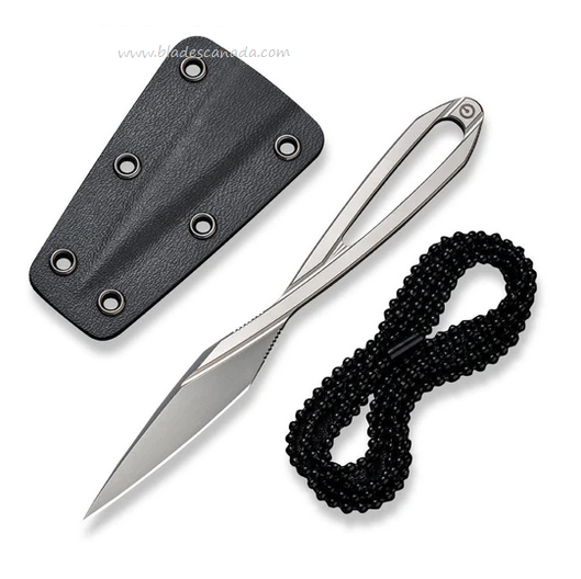 CIVIVI D-Art Fixed Blade Neck Knife, D2, Kydex Sheath, C21001-1 CIVIVI D-Art Fixed Blade Neck Knife, D2, Kydex Sheath, C21001-1