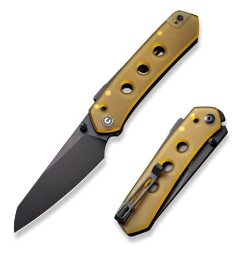 CIVIVI Vision FG Folding Knife, Nitro-V Black, Ultem, C22036-6