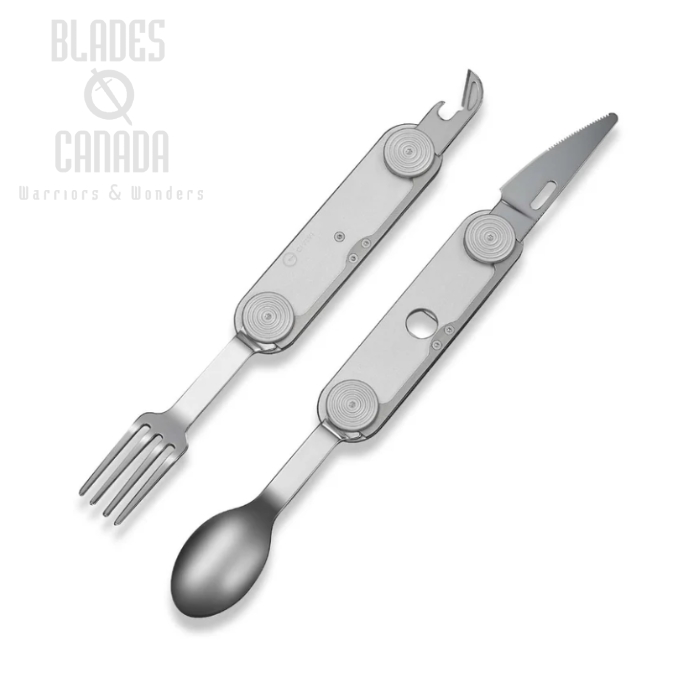 CIVIVI Partake 4-In-1 Multi-Tool Knife, Stainless Steel, Aluminum Silver, C24032C-3