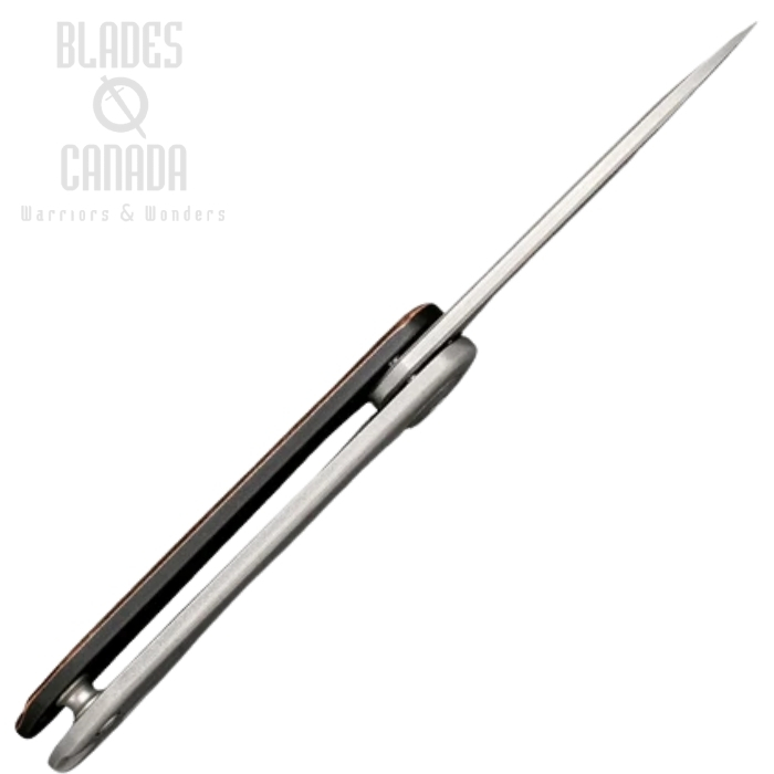 (image for) CIVIVI Mini Elementum Flipper Framelock Knife, 14C28N, Copper/Stainless Handle, C18062Q-2