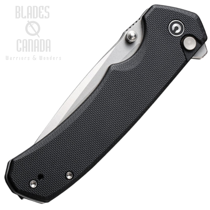 (image for) CIVIVI Brazen Fliper Button Lock Knife, 14C28N SW, G10 Black, C19059C-1