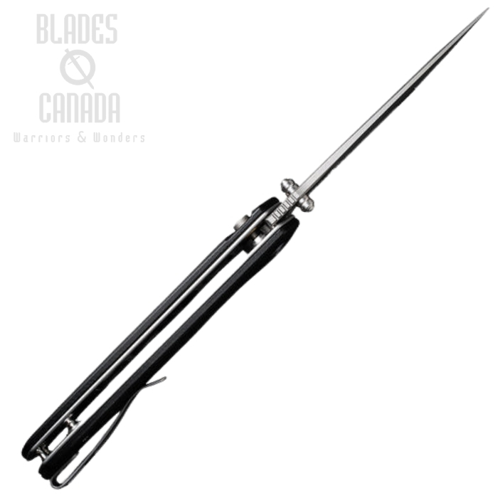 (image for) CIVIVI Brazen Fliper Button Lock Knife, 14C28N SW, G10 Black, C19059C-1