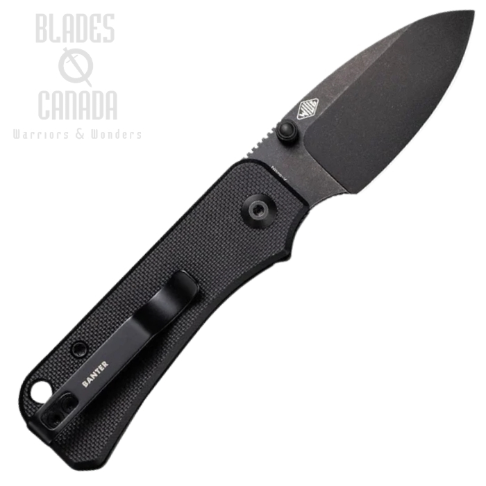 (image for) CIVIVI Baby Banter Folding Knife, Nitro-V Black, G10 Black, 19068S-2