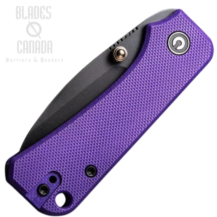 (image for) CIVIVI Baby Banter Folding Knife, Nitro V SW, G10 Purple, C19068S-4