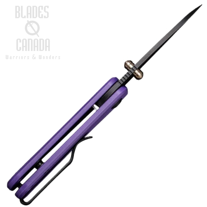 (image for) CIVIVI Baby Banter Folding Knife, Nitro V SW, G10 Purple, C19068S-4