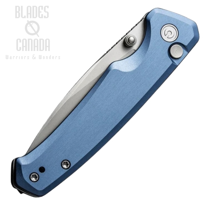 (image for) CIVIVI Altus Button Lock Folding Knife, Nitro-V SW, Aluminum Blue, C20076-6